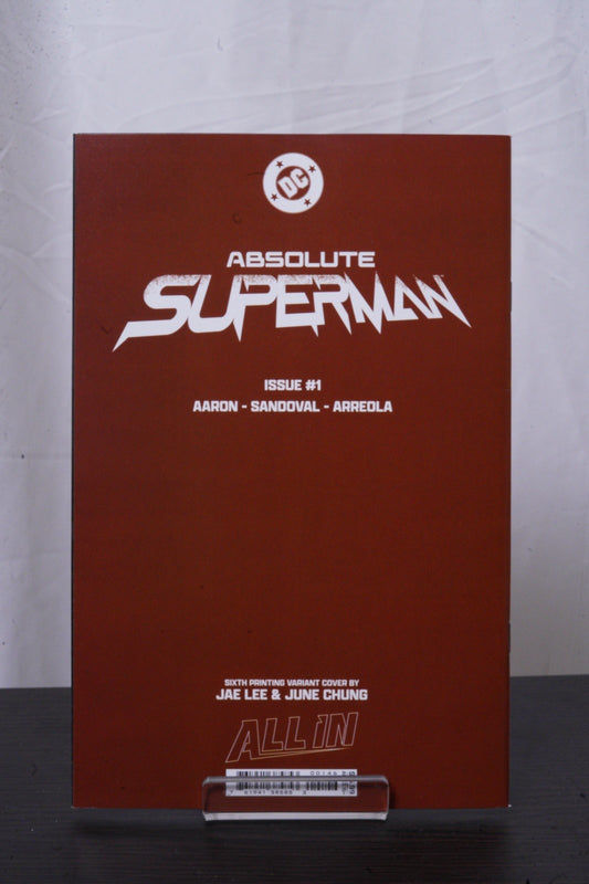 ABSOLUTE SUPERMAN #1 SIXTH PRINTING CVR B JAE LEE CARD STOCK VAR DC COMICS