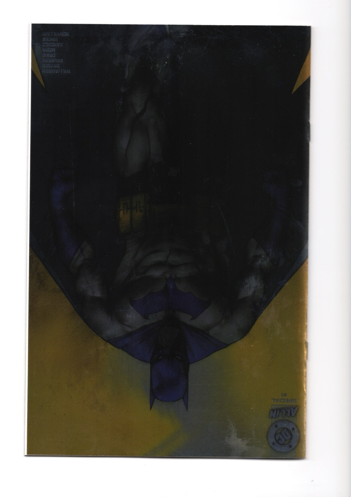 DC ALL IN SPECIAL 1 NYCC BEN OLIVER 3 BOOK VIRGIN FOIL VARIANTS