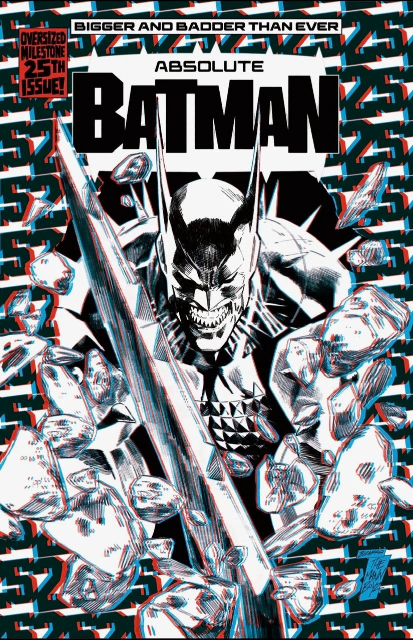 ABSOLUTE BATMAN #25 Seth Mann - CARDSTOCK + 3D GLASSES - PRESALE