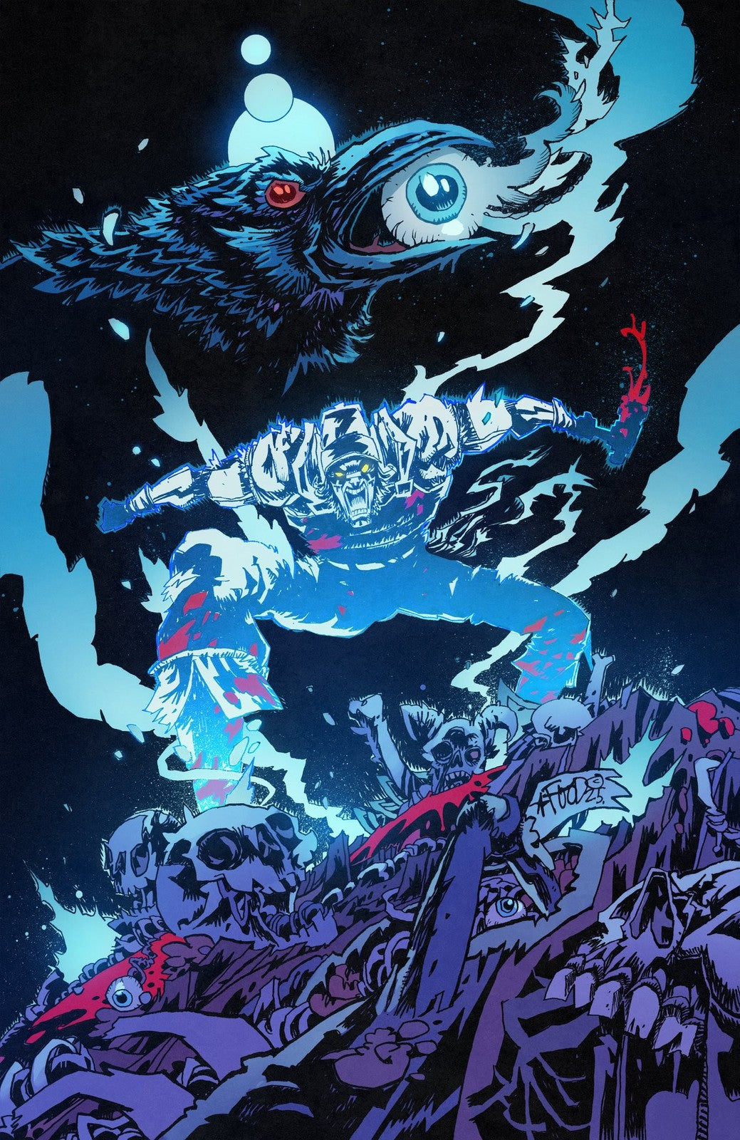Post Malone's Big Rig #1 Jim Mahfood - 2nd Print - Variant Bundle Virgin Foil