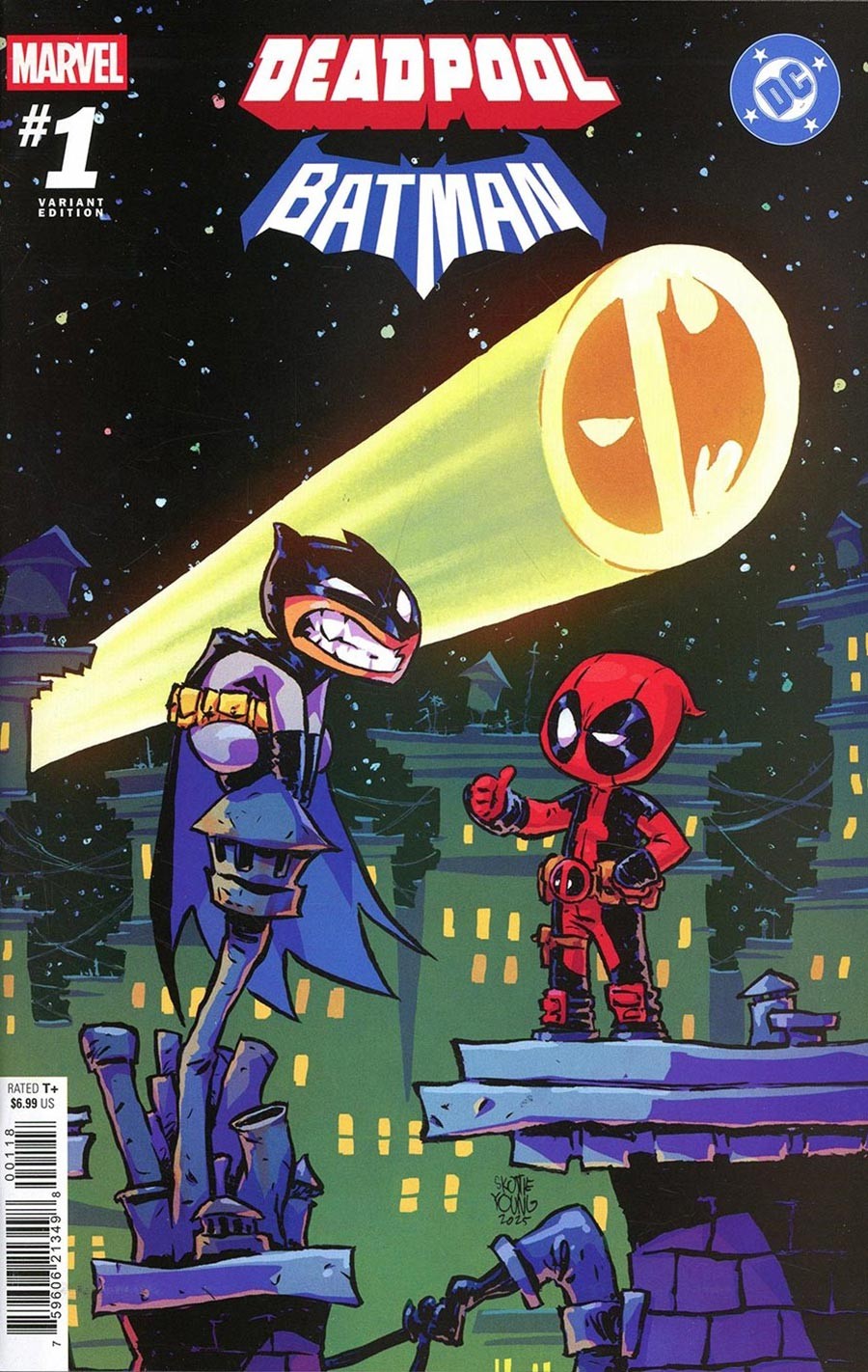 Marvel/DC: Deadpool/Batman #1 Skottie Young Variant Cover 2025