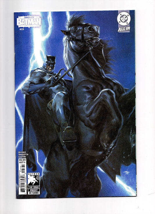 ABSOLUTE BATMAN #23 GABRIELE DELL OTTO DARK KNIGHT RETURNS 40TH ANNIVERSARY
