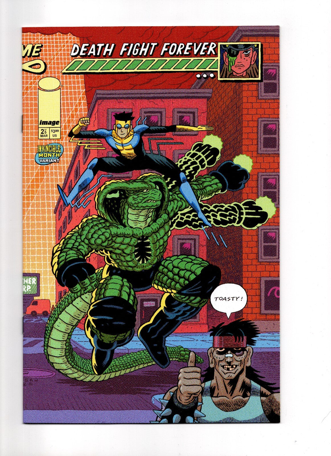 DEATH FIGHT FOREVER #2 - ANDREW MACLEAN COVER D INVINCIBLE TEAM UP WRAPAROUND