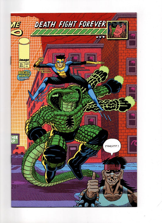 DEATH FIGHT FOREVER #2 - ANDREW MACLEAN COVER D INVINCIBLE TEAM UP WRAPAROUND