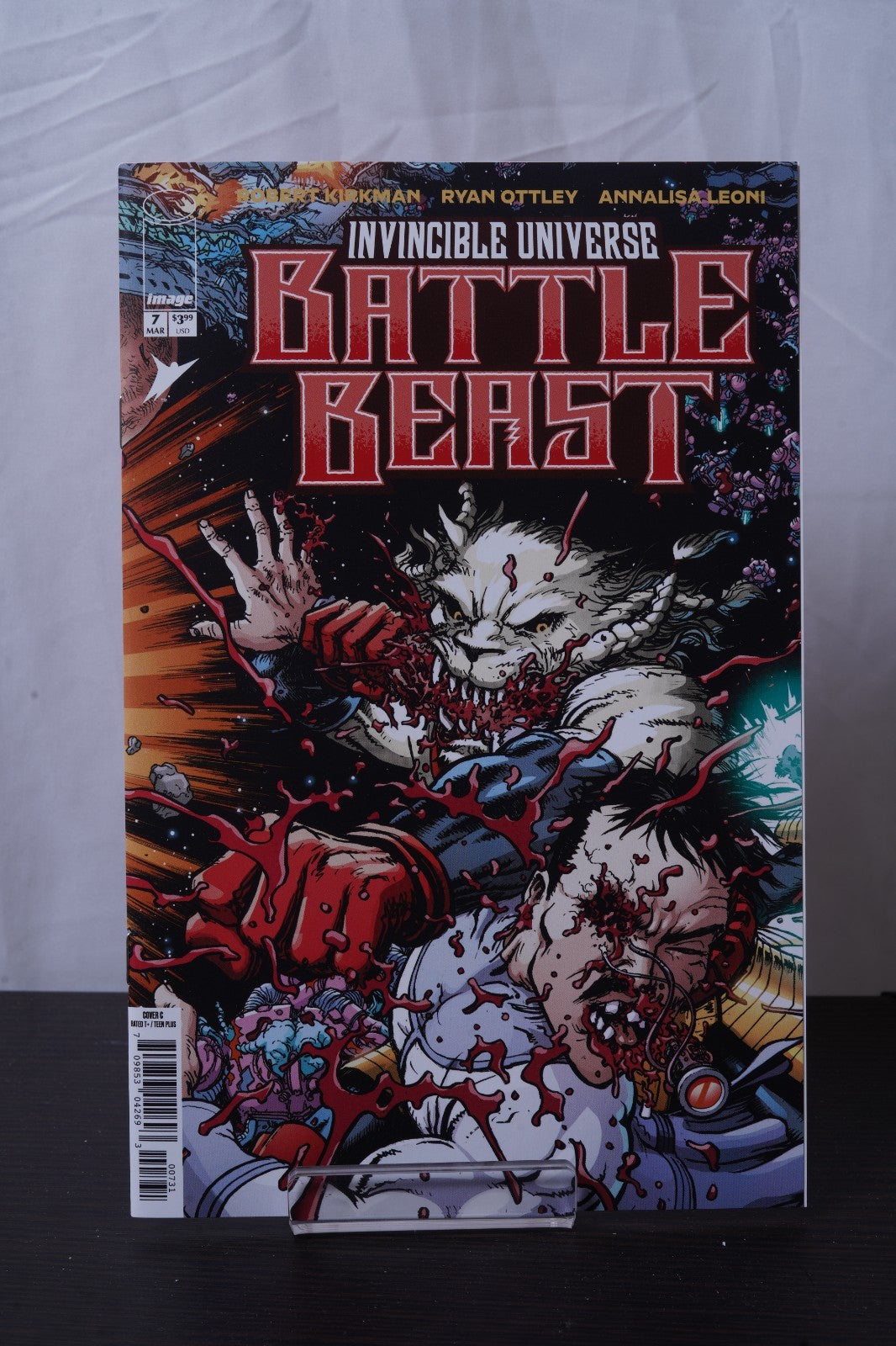 Invincible Universe Battle Beast #7 1:10 Cover C Chris Burnham & Brian Reber Var