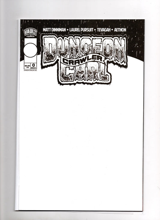 DUNGEON CRAWLER CARL SPECIAL EDITION #0 2ND PTG CVR D BLANK SKETCH VAR
