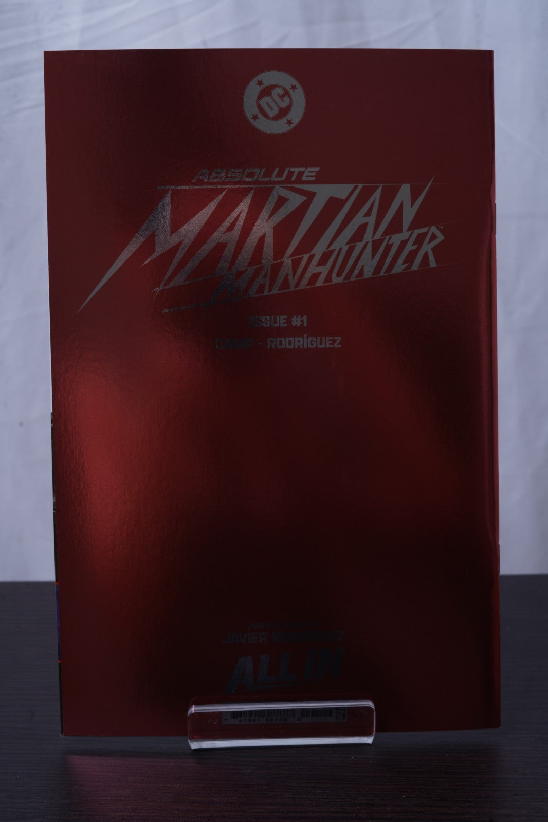 ABSOLUTE MARTIAN MANHUNTER #1 CVR F JAVIER RODRIGUEZ FOIL - SIGNED BY DENIZ CAMP