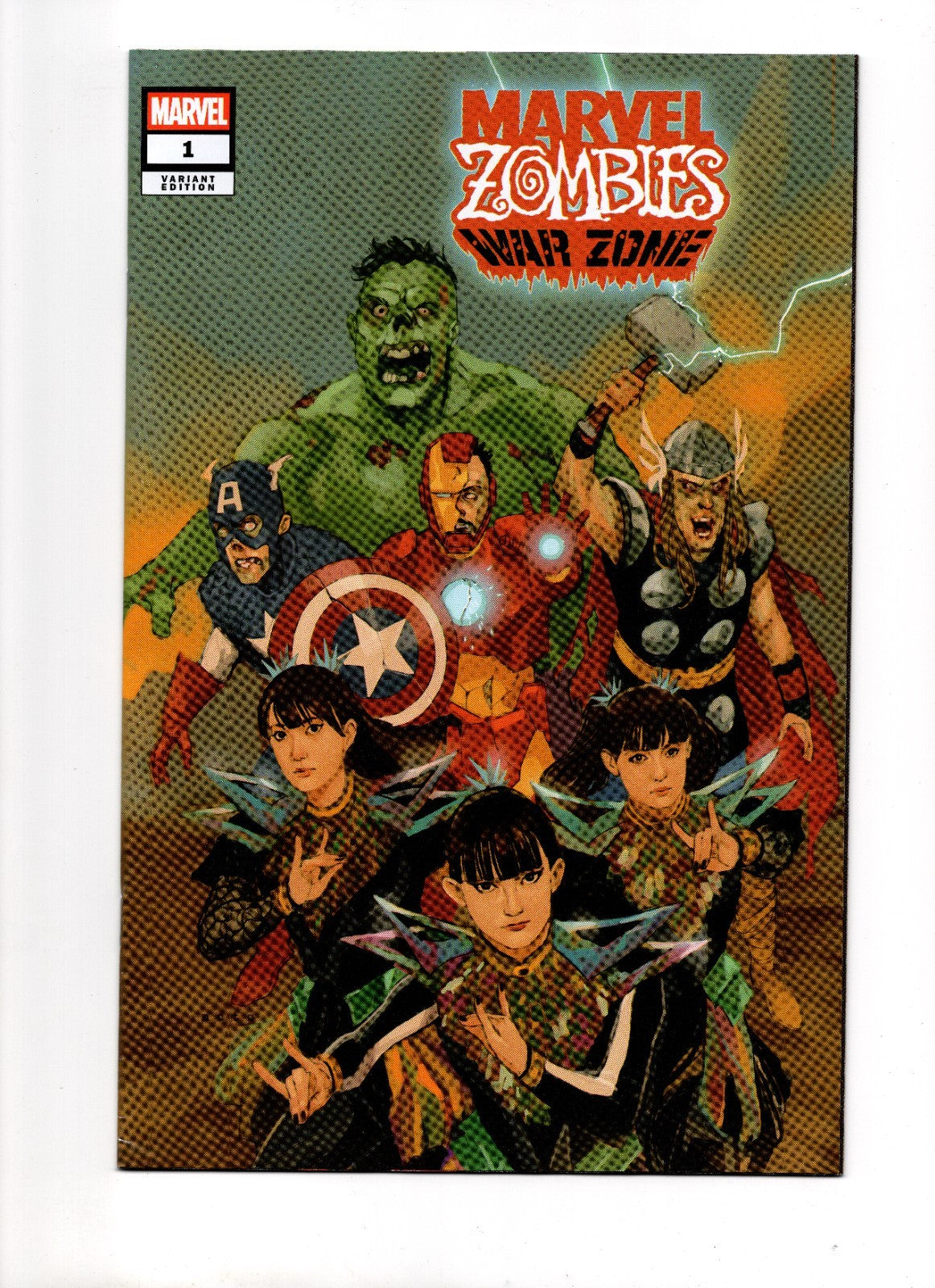 BABYMETAL Edition Marvel Zombies War Zone Comic Noto