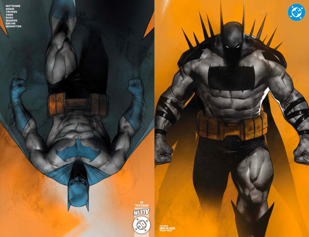DC All In Special #1 NYCC Ben Oliver Flip Foil Absolute 3 Book Set - Presale