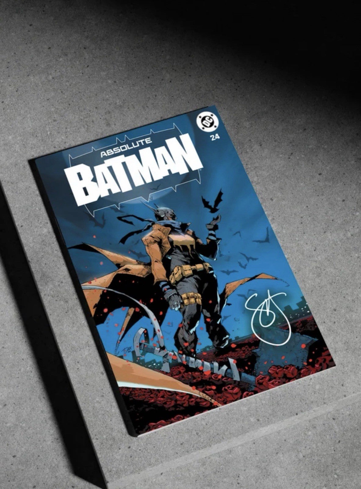 Absolute Batman #24 Dexter Soy SET BLUE & PURPLE FOIL - SNYDER SIGNED