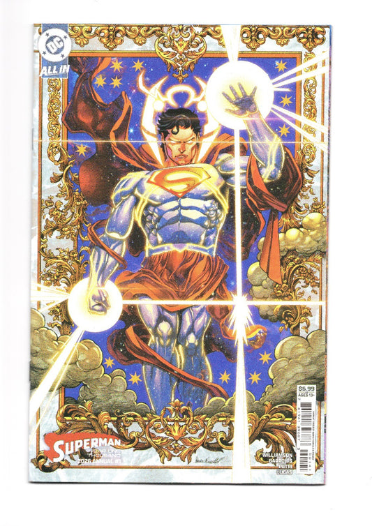 SUPERMAN ANNUAL YEAR ONE THOUSAND #1 COVER D MARIO FOCCILLO CARD STOCK