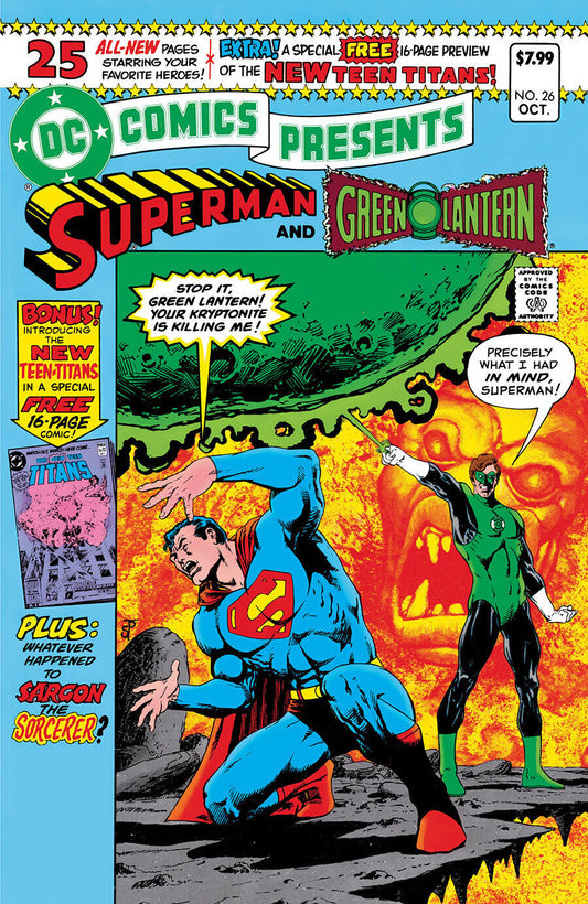 DC Comics Presents 26 Facsimile Edition Cover B Jim Starlin Foil Variant