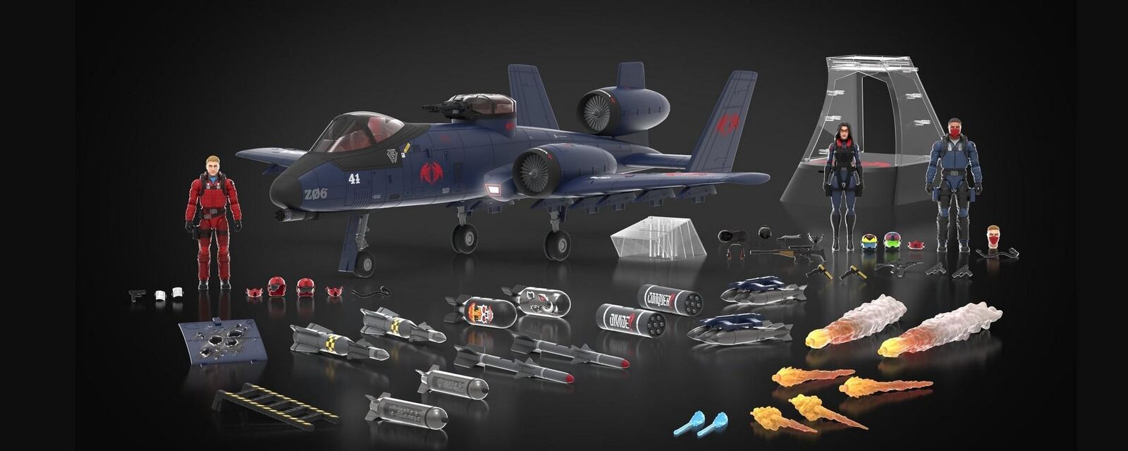 Hasbro G.I. Joe Classified HasLab Cobra Rattler Jet Figures ALL TIERS PRE-ORDER