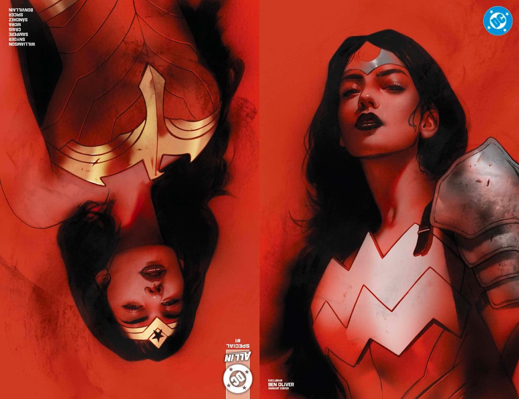 DC All In Special #1 NYCC Ben Oliver Flip Foil Absolute 3 Book Set - Presale