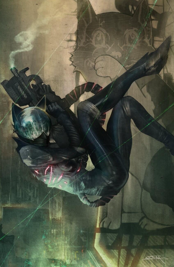 Absolute Catwoman #1 VIRGIN FOIL MASKED Dan Quintana PRESALE
