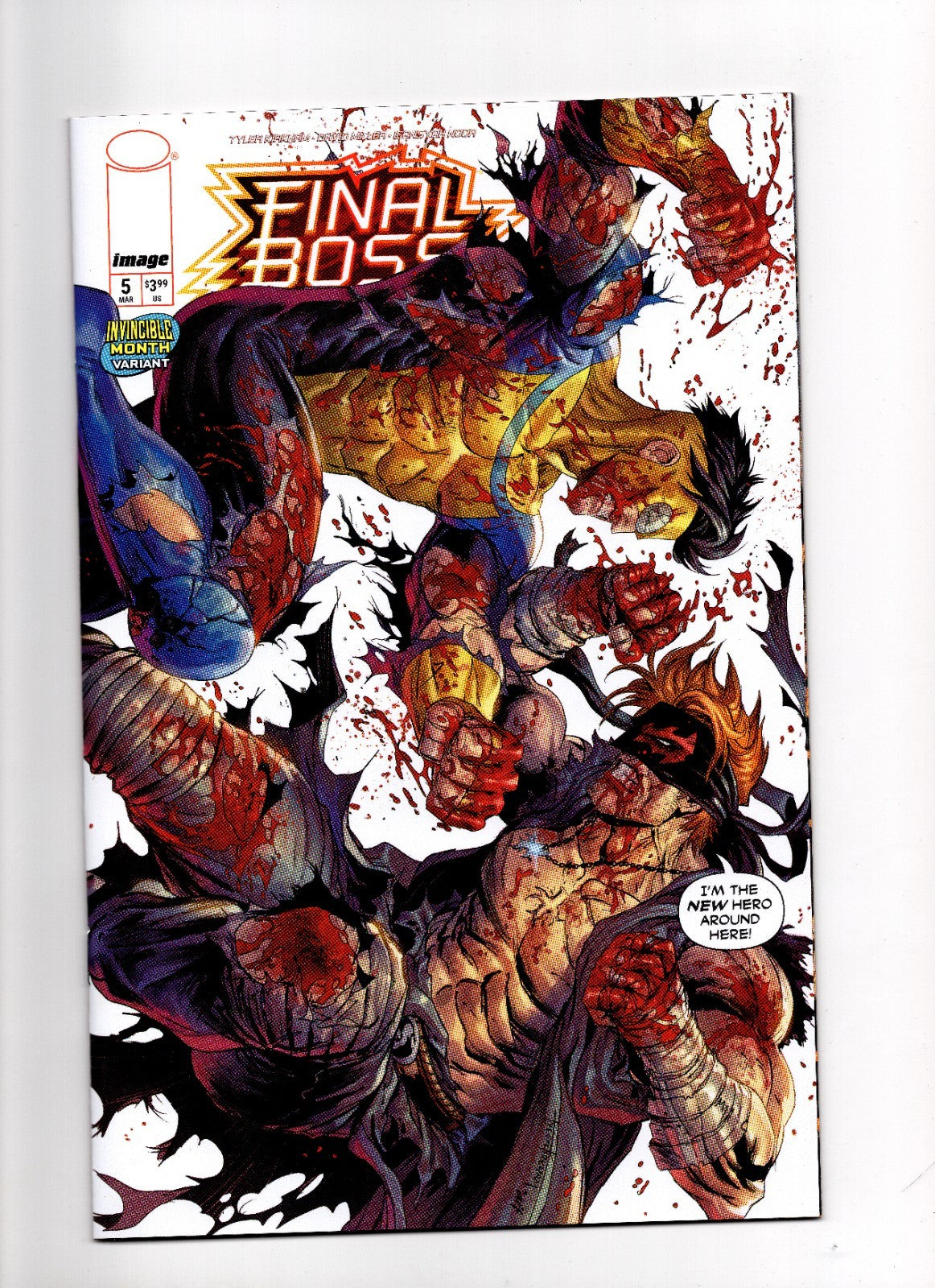 FINAL BOSS #5 CVR G TYLER KIRKHAM INVINCIBLE TEAM UP VAR