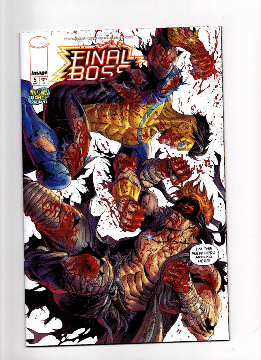 FINAL BOSS #5 CVR G TYLER KIRKHAM INVINCIBLE TEAM UP VAR
