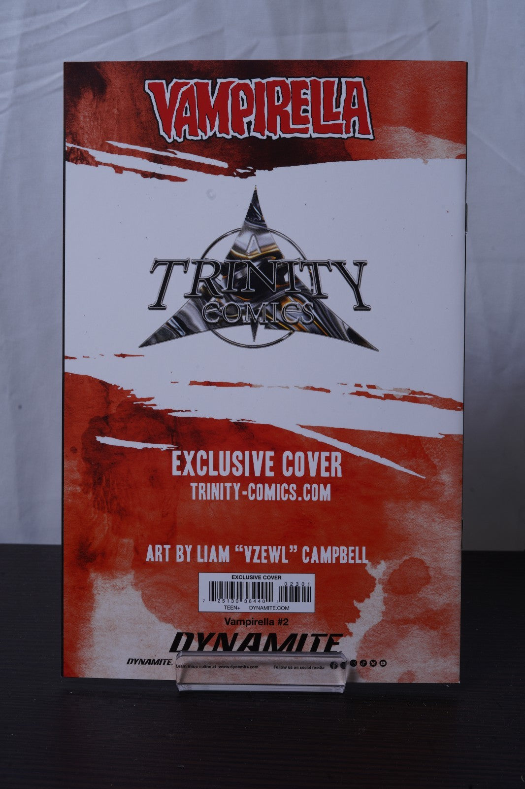 VAMPIRELLA #2 • TRINITY EXCLUSIVE LIAM “VZEWL” CAMPBELL VIRGIN VARIANT