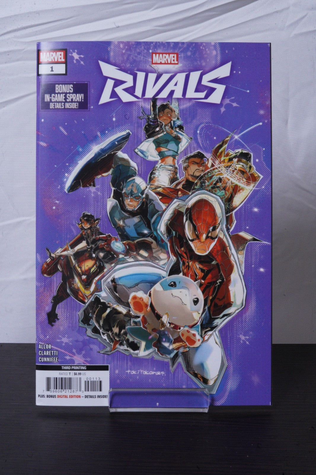 MARVEL RIVALS #1 TOKITOKORO 3RD PRINTING VARIANT
