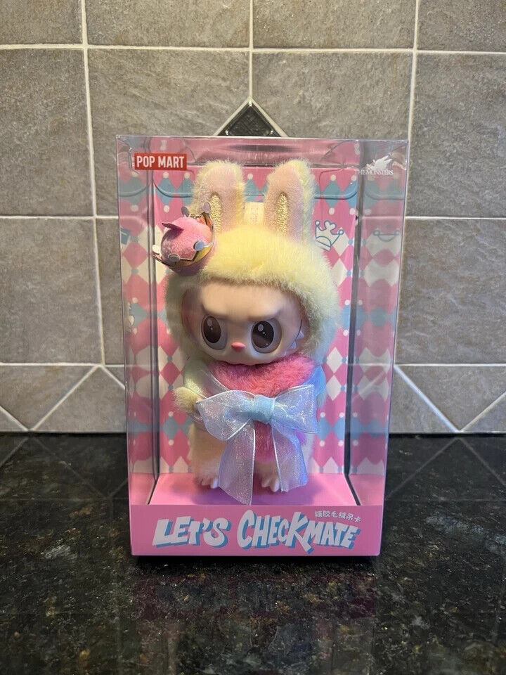 Pop Mart Labubu The Monsters Let's Checkmate Series Vinyl Plush Hanging Card