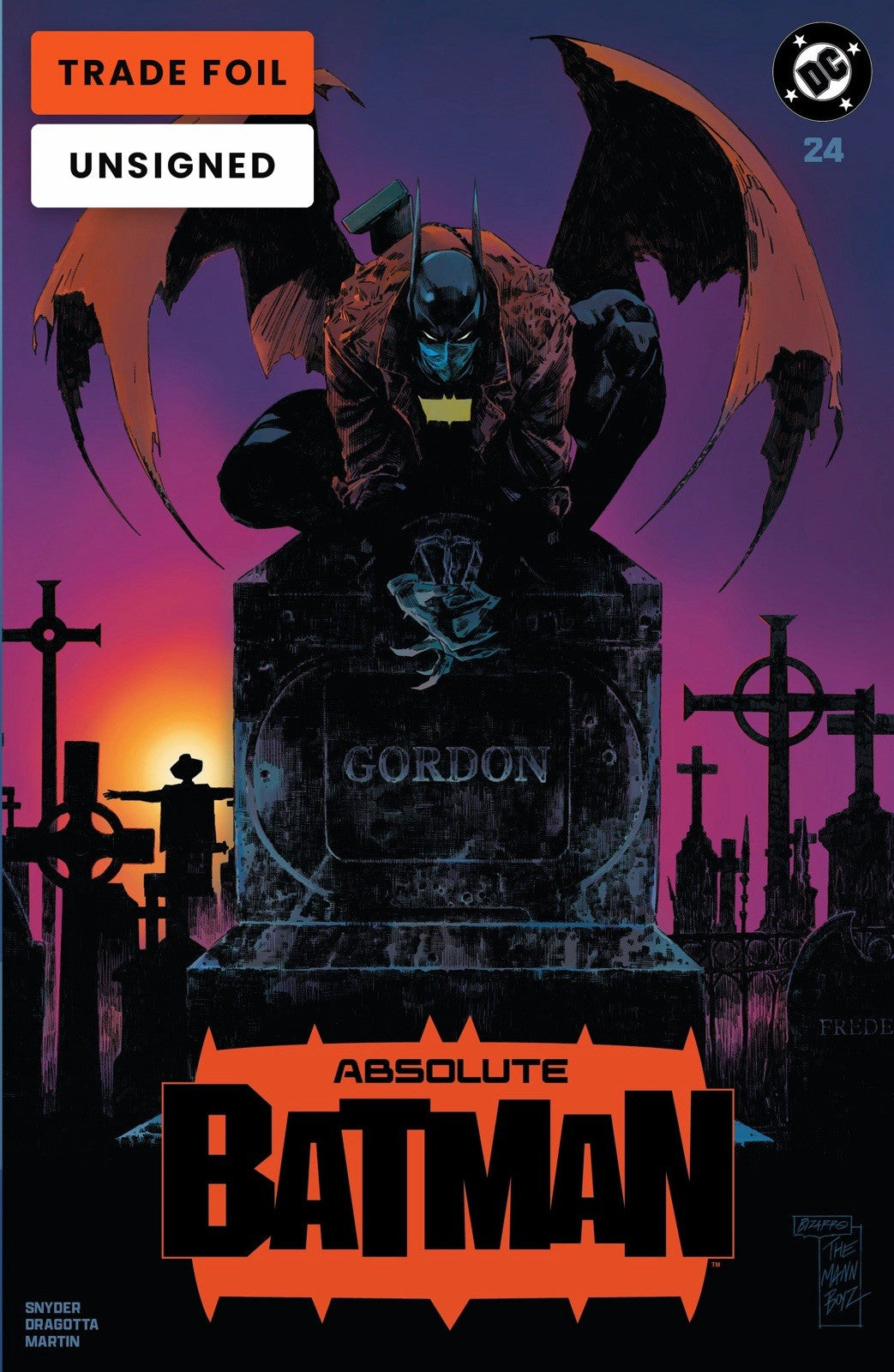 Absolute Batman #24 Trade Dress Foil Seth Mann - PRESALE