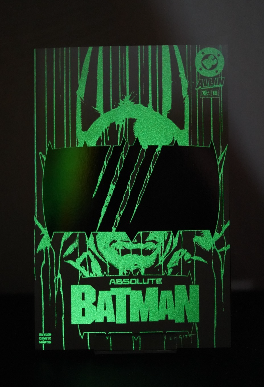 Absolute Batman #18 Trinity Megacon 2026 GITD Exclusive by E.M. Gist #743/888