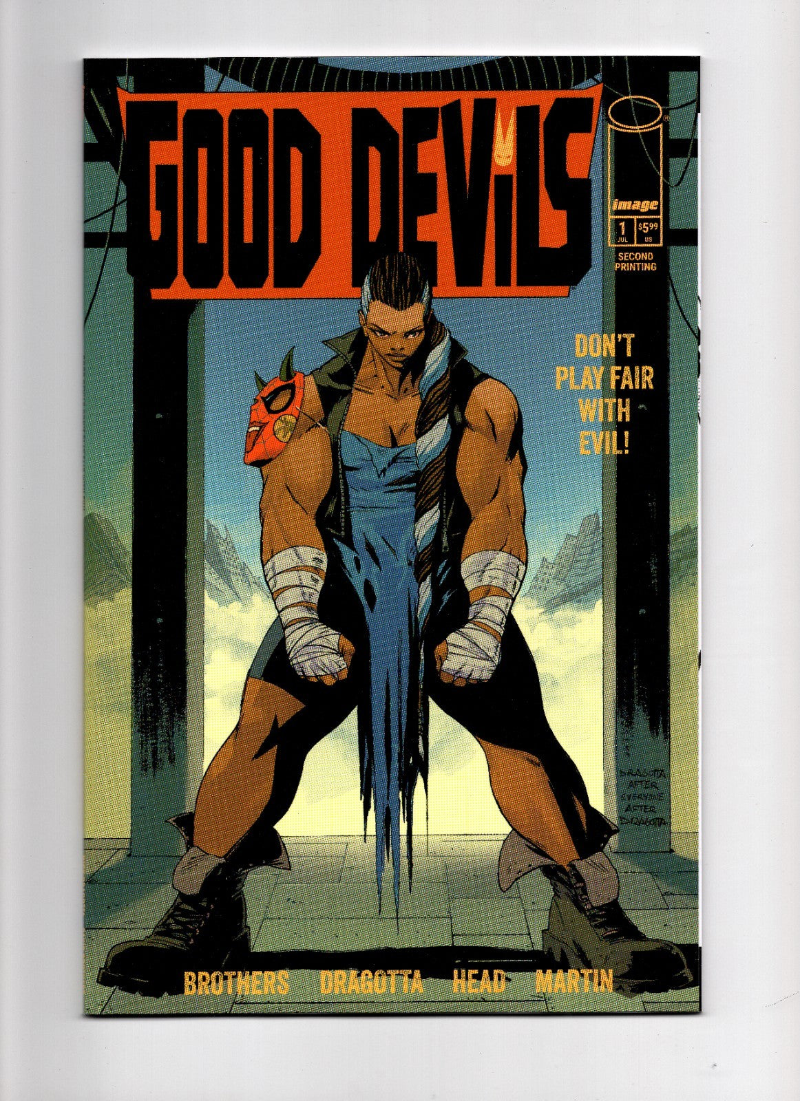 GOOD DEVILS DONT PLAY FAIR WITH EVIL 2ND PTG COVER B ABSOLUTE HOMAGE