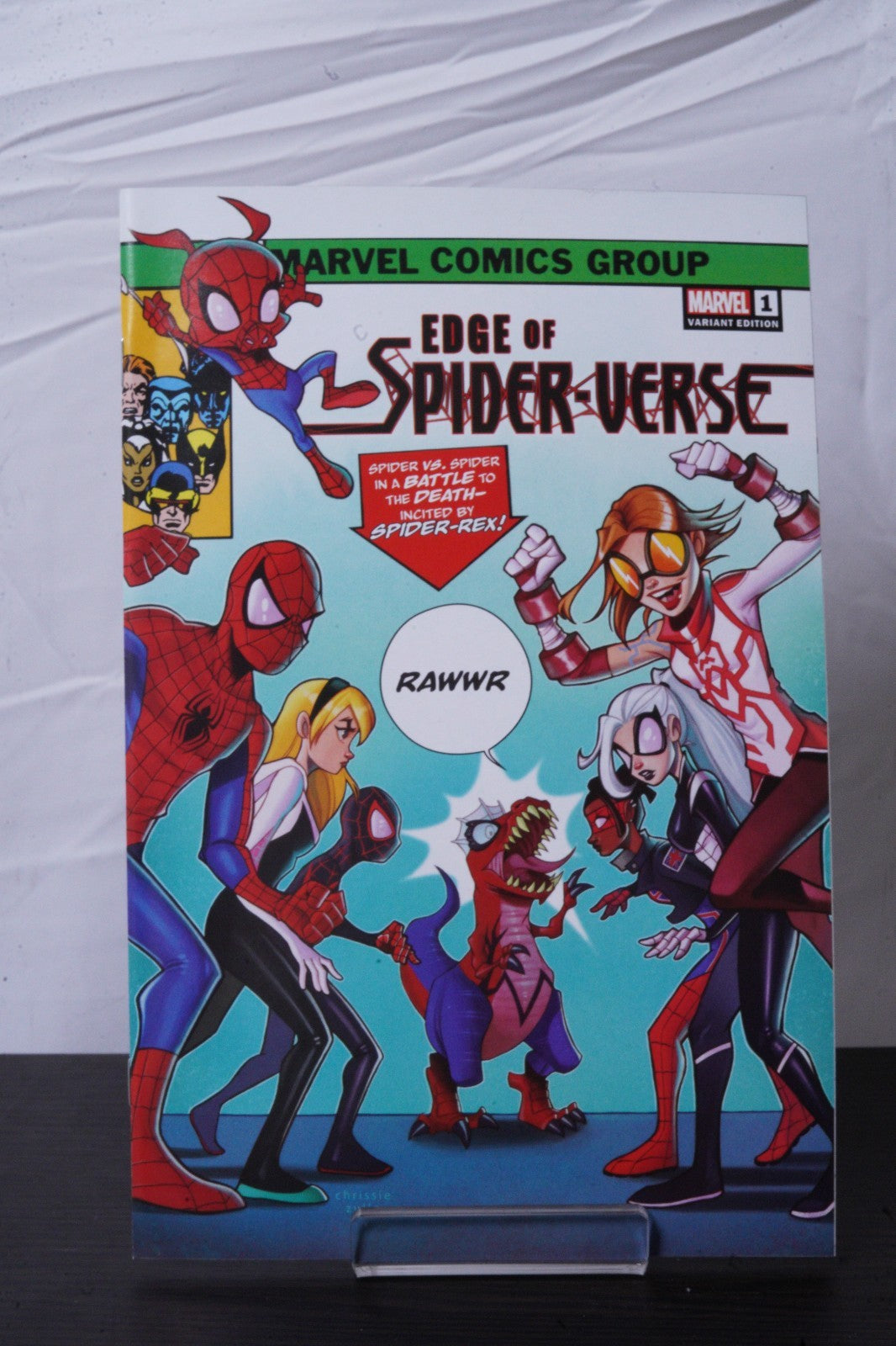 Edge Of Spider-Verse Issue #1 - Chrissie Zullo - Black Saber - X-Men #100 Homage