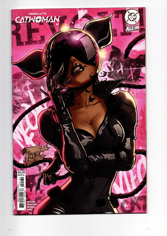 ABSOLUTE CATWOMAN #1 COVER C KAARE ANDREWS CARD STOCK VAR
