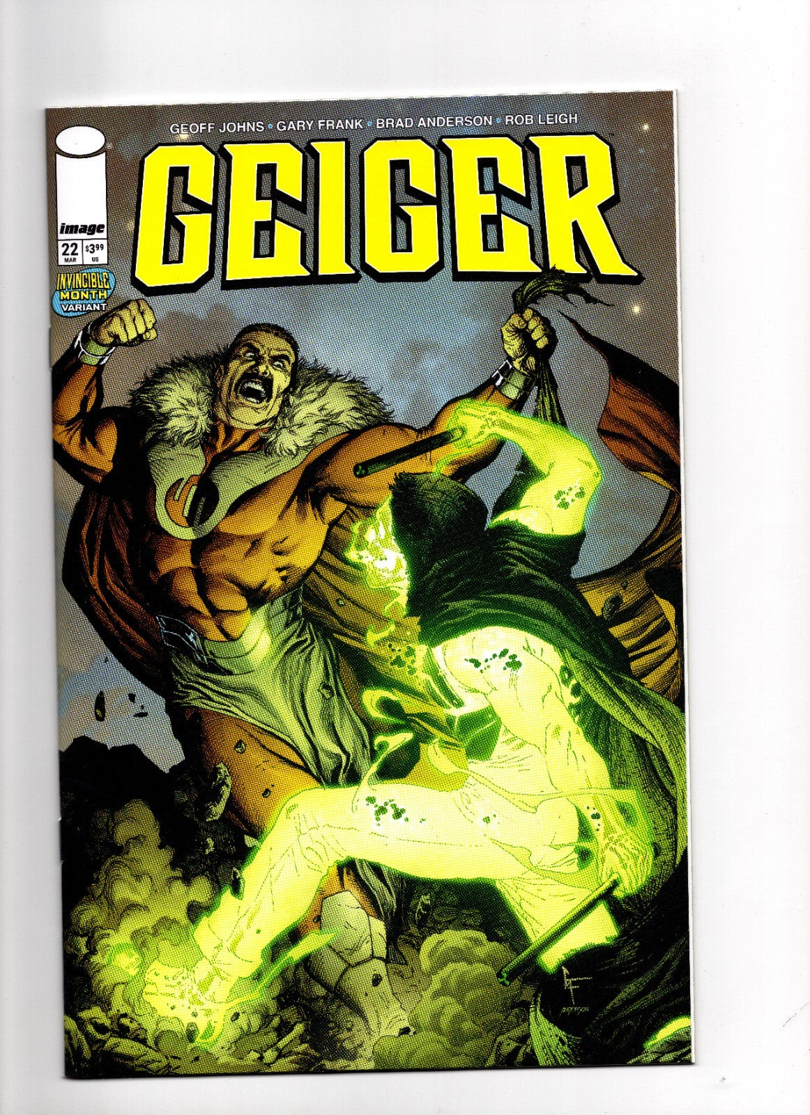 GEIGER #22 COVER D GARY FRANK & BRAD ANDERSON INVINCIBLE TEAM UP VARIANT