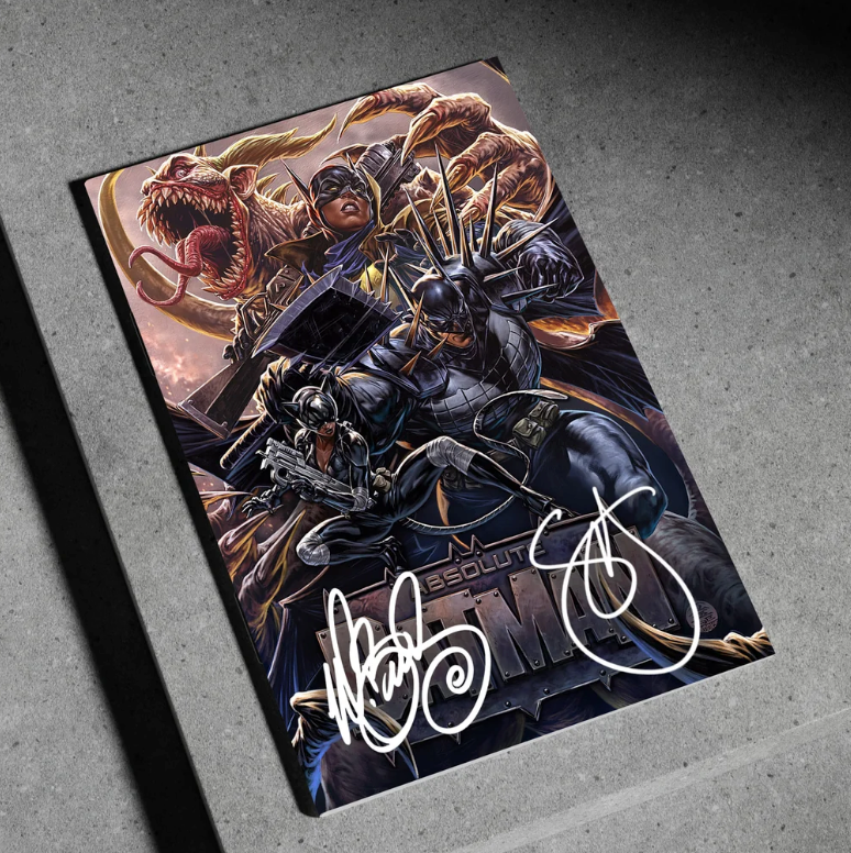 Absolute Batman #25 - SET Foil & Cardstock - Signed Snyder & Brook - PRESALE