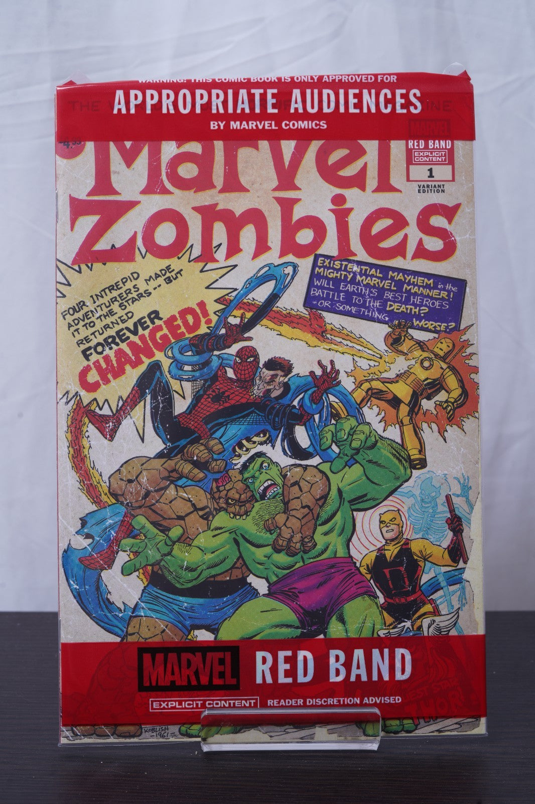 Marvel Zombies Red Band #1-5 Koblish Retro Variant Complete Set #1-5