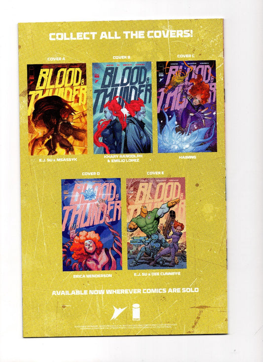 BLOOD & THUNDER #11 COVER E EJ SU & MSASSYK INVINCIBLE TEAM UP VAR