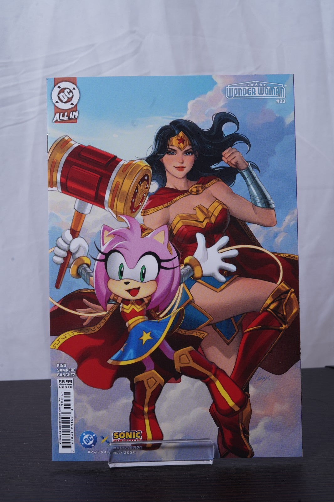 WONDER WOMAN #33 COVER E LESLEY LEIRIX LI DC X SONIC