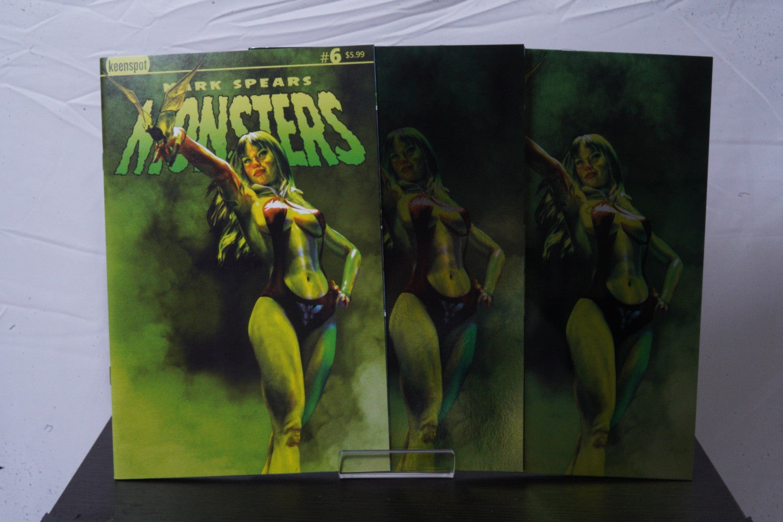 Mark Spears Monsters Issue #6 - Mark Spears - Vampirella Cover C + F + G SET