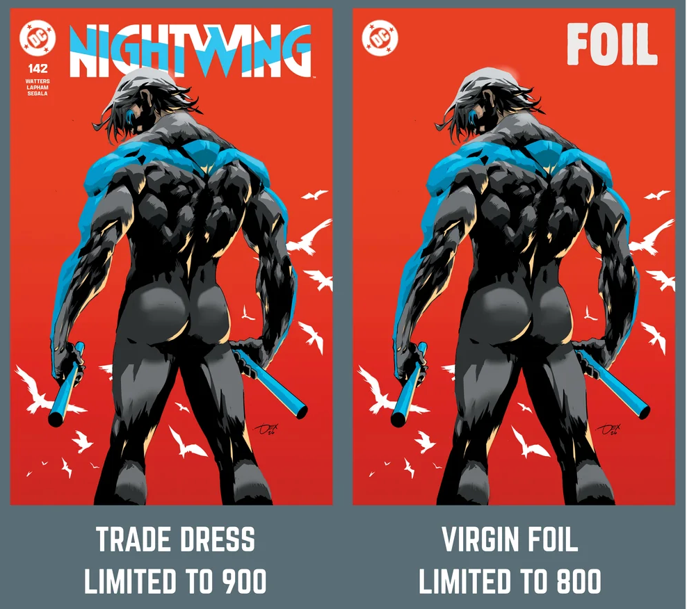 Nightwing #142 Dexter Soy Exclusive SET TRADE & VIRGIN Variant PRESALE