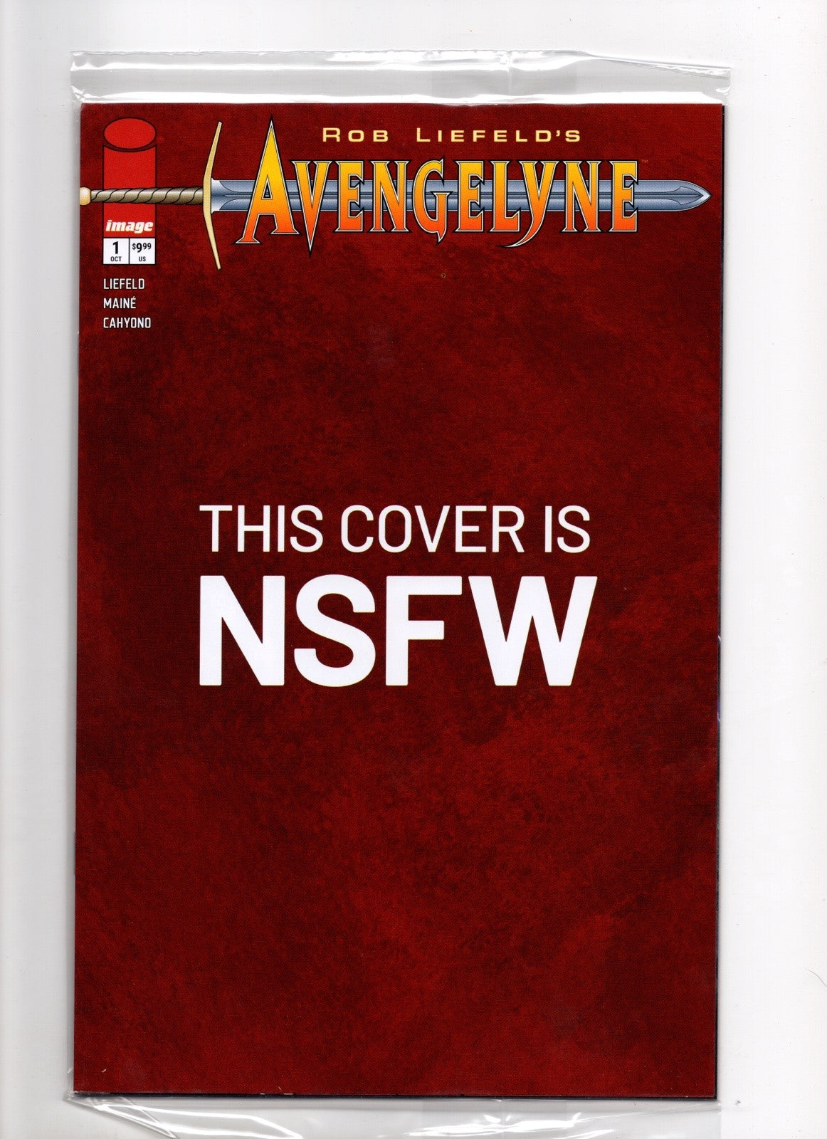 AVENGELYNE #1 CVR B ROB LIEFELD NSFW POLYBAGGED VAR