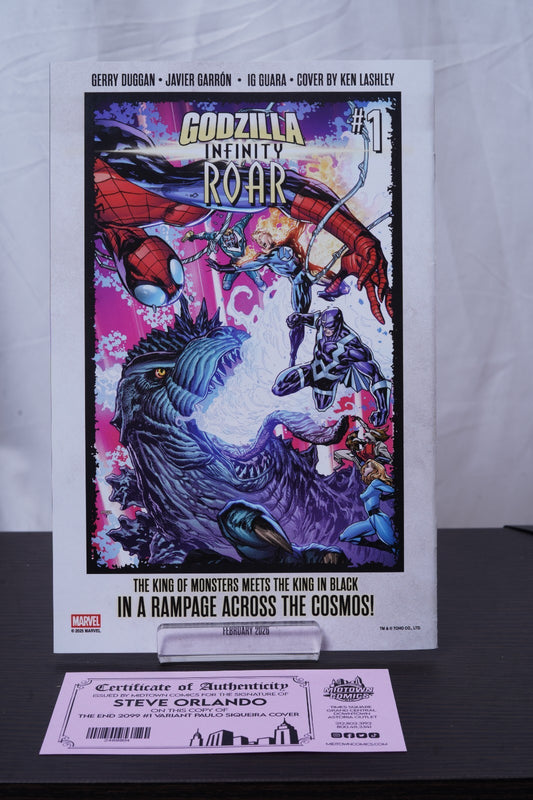 The End 2099 #1 Cover J Variant Paulo Siqueira Cover Signed By Steve Orlando