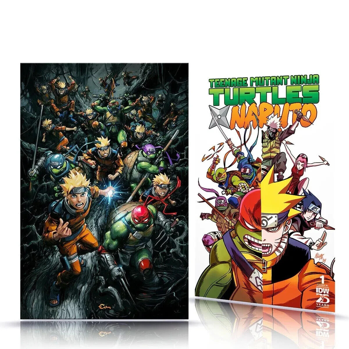TMNT Naruto No. 1 Virgin Cover LTD 242 | 2 Pack 1:25 | Clayton Crain 123/242