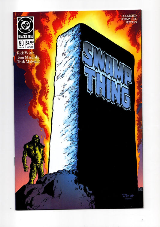 SWAMP THING 1989 #3 COVER A RICK VEITCH FIRST PRINT