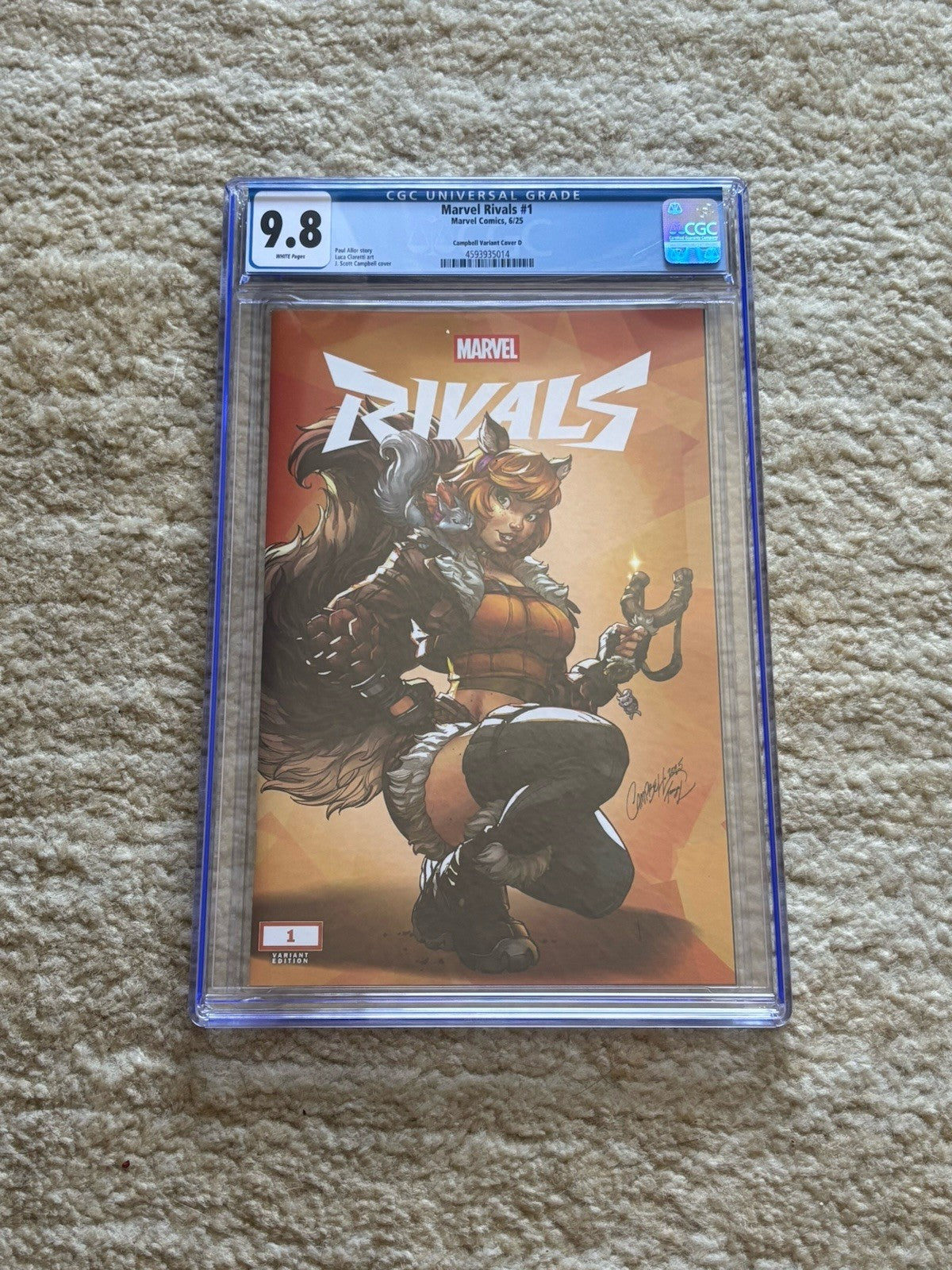 Marvel Rivals #1 JSC  Variant 4 Covers ABCD Unsigned CGC 9.8