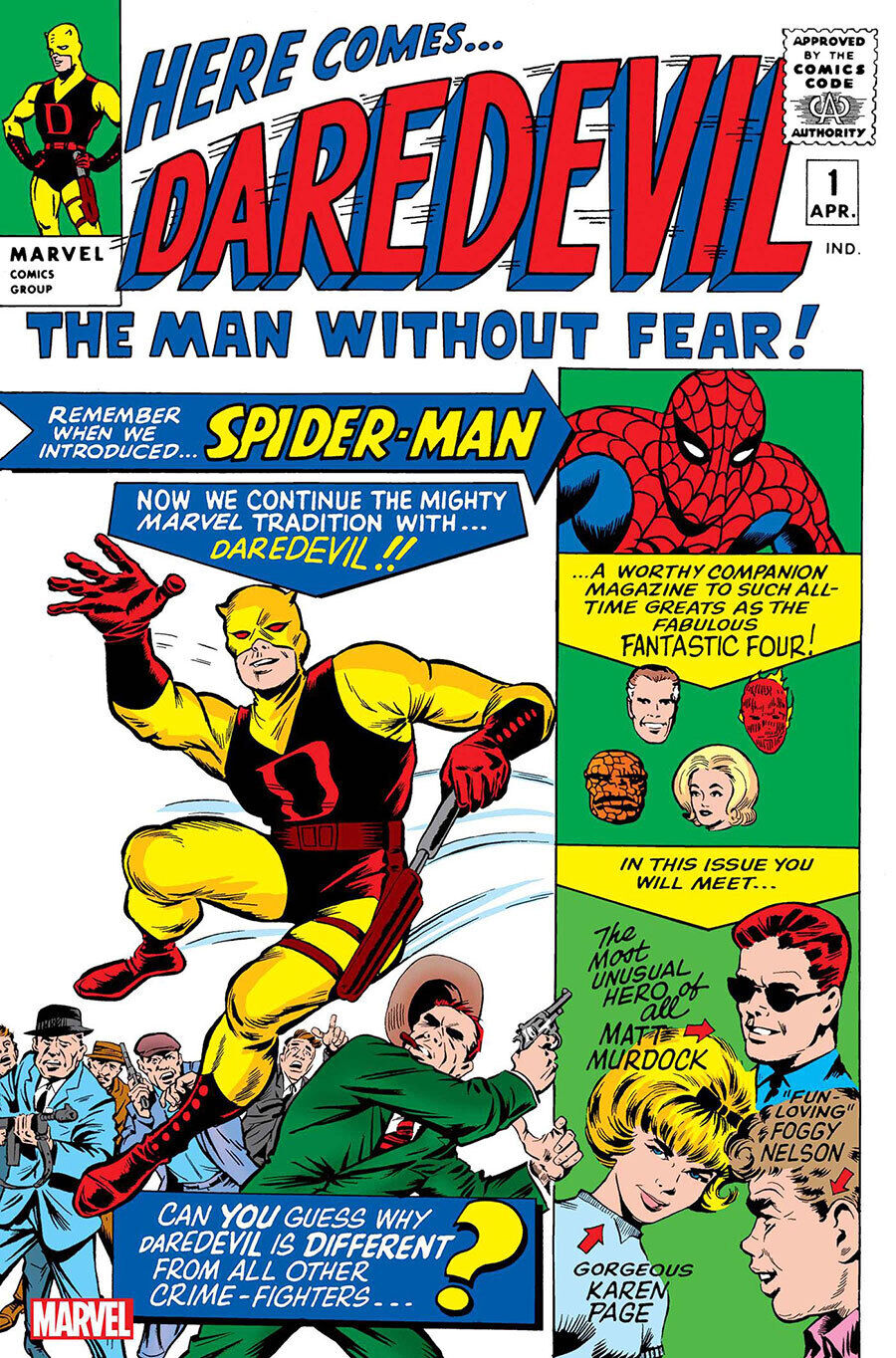 Daredevil Issue #1 - Jack Kirby - 2025 Facsimile - Foil Marvel | Feb 26, 2025