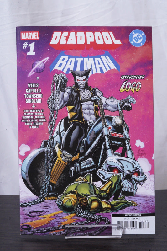 DEADPOOL/BATMAN (2025) MARVEL/DC #1 RYAN STEGMAN LOGO 2ND PRINT VARIANT