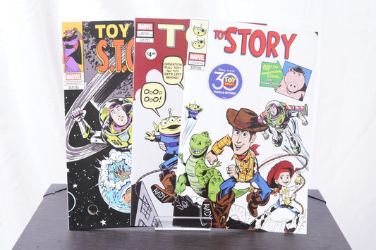 TOY STORY HOMAGE SET OF 3: ASM 16 AVENGERS 32 CAPT AMERICA 5 FORCELLONI PIXAR