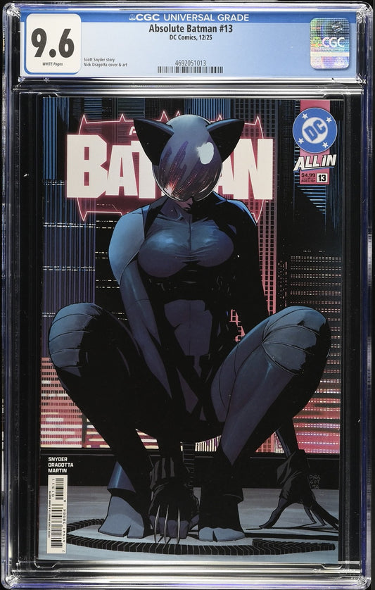 Absolute Batman #13 Nick Dragotta Scott Synder CGC 9.6 Regular Variant