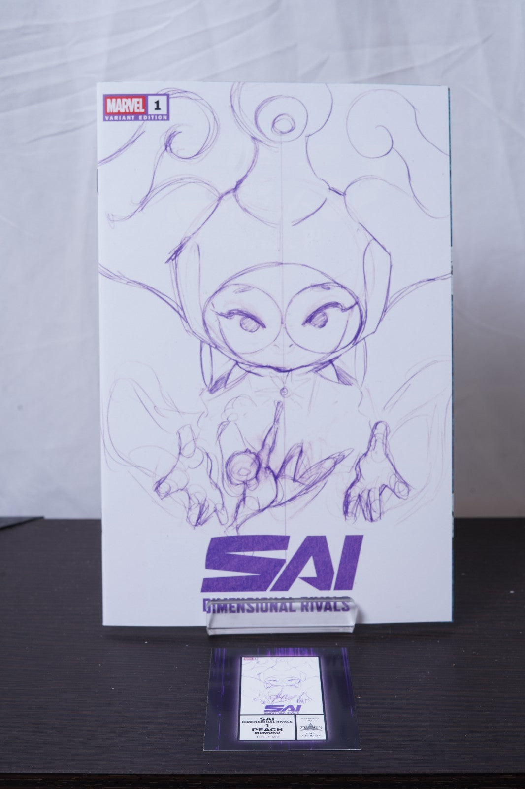 SAI DIMENSIONAL RIVALS #1 PEACH MOMOKO SKETCH VARIANT TRINITY COMICS LTD