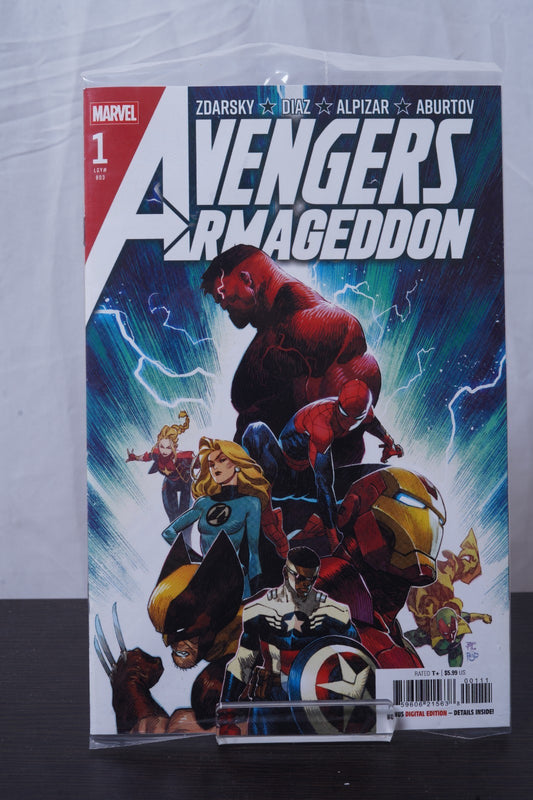 Avengers Armageddon #1 CVR A Cover  Marvel Comics Polybagged with MTG card