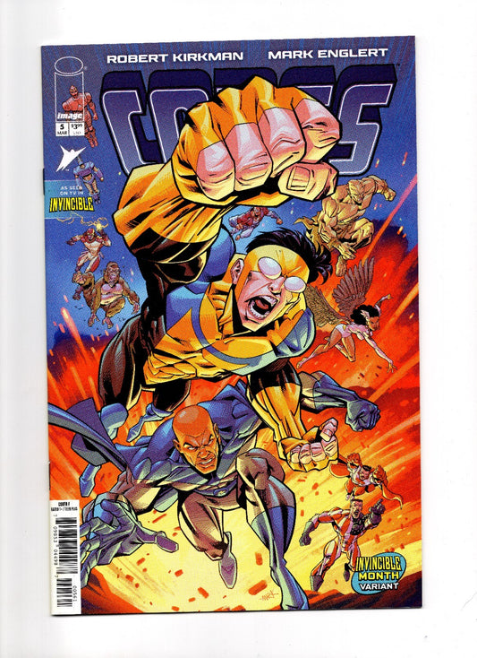 INVINCIBLE UNIVERSE CAPES #5 CVR F MARK ENGLERT INVINCIBLE TEAM UP VAR IMAGE