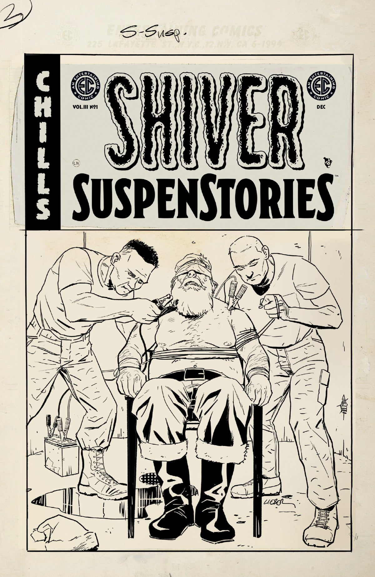 Ec Shiver Suspenstories 3 #1 Cover D – 1:20 Ratio Steve Lieber Variant