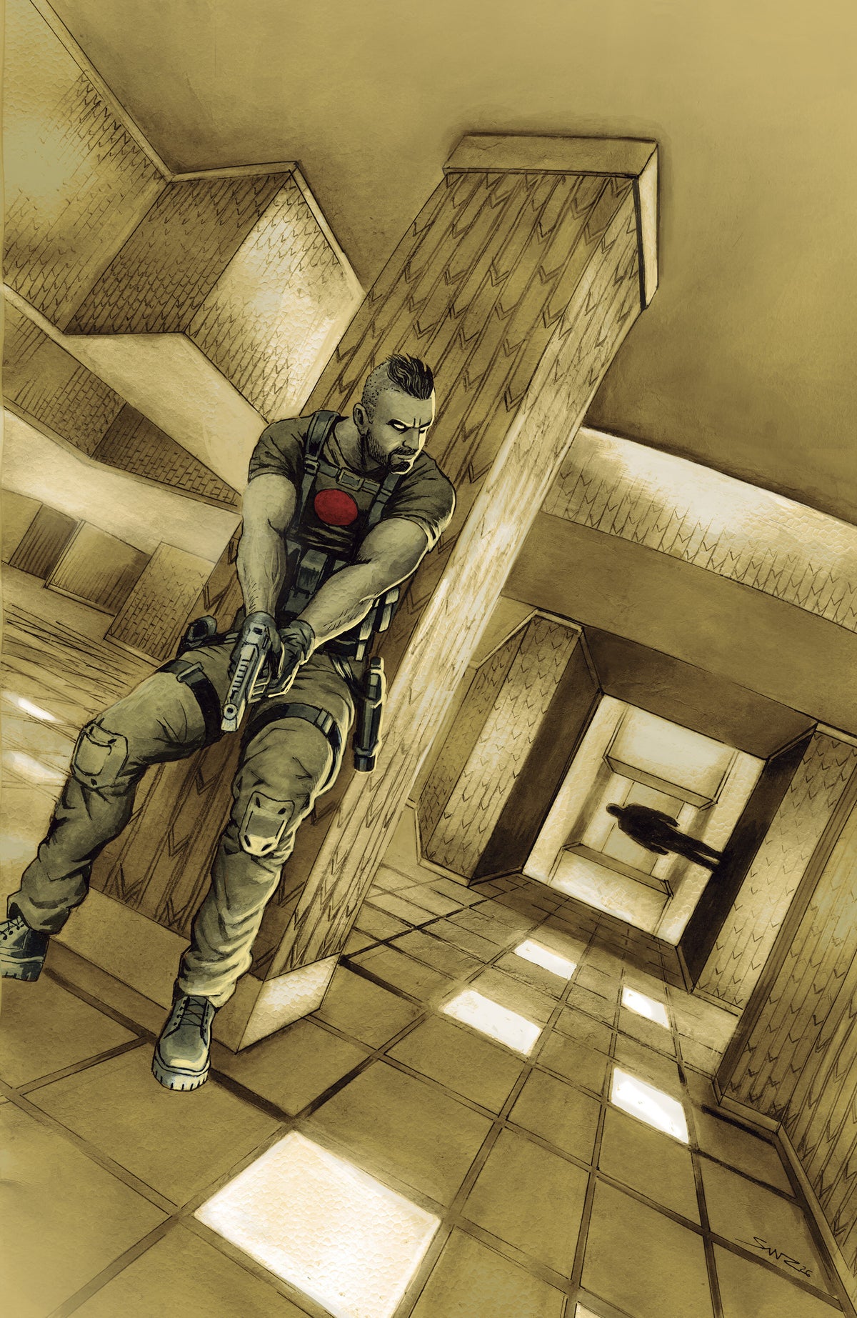 Valiant Beyond: Bloodshot #8--TOY SOLDIERS #2 FINALE Cover C – Sanz Full Art Variant